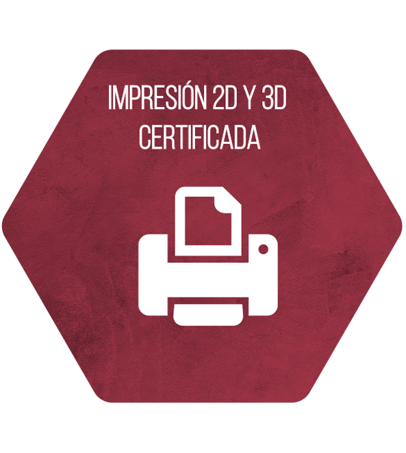 IMPRESIÓN 2D Y 3D CERTIFICADAS